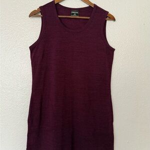 Eddie Bauer Women's Sleeveless Tunic Tank - Deep Plum